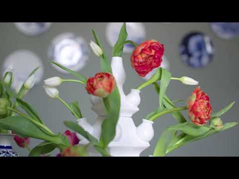 Wanddecoratie en vazen ​​​​van Heinen Delfts Blauw