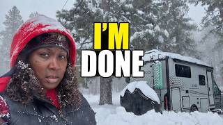 We Were Trapped in a Blizzard at 7,000 Feet… This is Bad