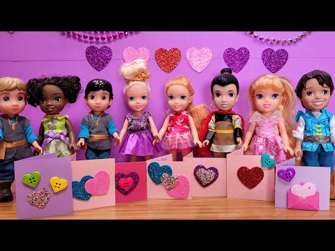 Valentine's day 2022 ! Elsa & Anna toddlers - preparations - Barbie