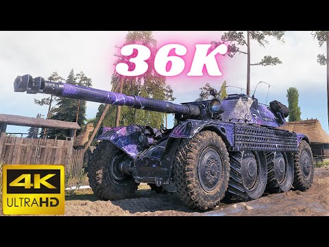Panhard EBR 105 - 18.5K Spot Damage &  EBR 105  17,5K  World of Tanks Replays ,WOT tank games