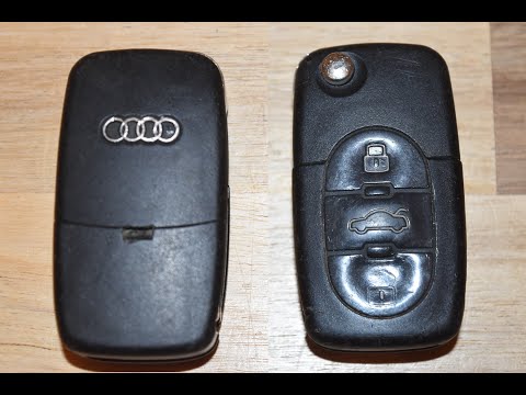 1997-2006 Audi A4 / S4 Key Fob Battery replacement - EASY DIY