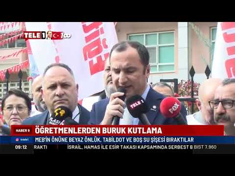 Ülke genelinde 24 Kasım Öğretmenler Gününde gerçekleştirdiğimiz İş Bırakma eylemimiz ve MEB önünde gerçekleştirdiğimiz basın açıklamamız Tele 1 Tv`de yayınlandı. 25/11/2023 | EĞİTİM İŞ