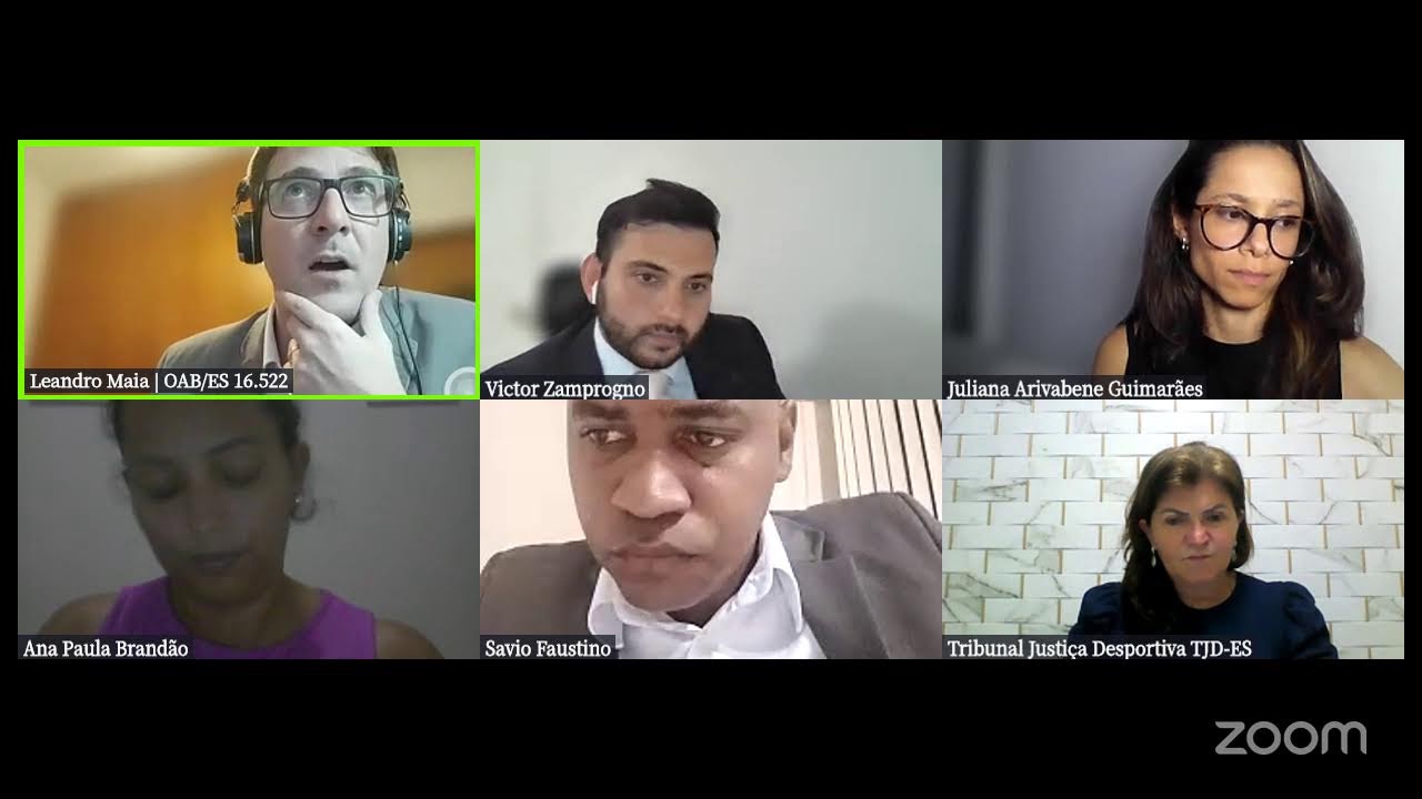 Sessão da Segunda Comissão Disciplinar do TJD/ES.