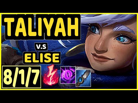 AHAHACIK (TALIYAH) vs ELISE - 8/1/7 KDA JUNGLE CHALLENGER GAMEPLAY - EUW