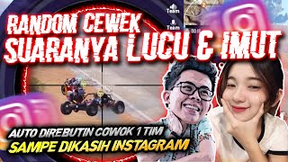 Download lagu CEWEK RANDOM SUARANYA IMUT & LUCU ?! COWOK SETIM AUTO REBUTAN !! DAN AKHIRNYA DIKASIH IG !! - PUBGM mp3
