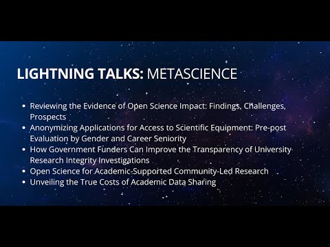 Lightning Talks: Metascience