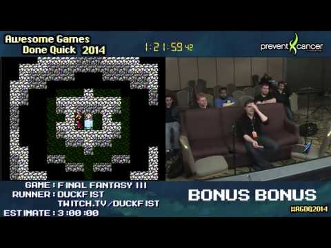 AGDQ 2014 Bonus Stream - Game 27 - Final Fantasy 3