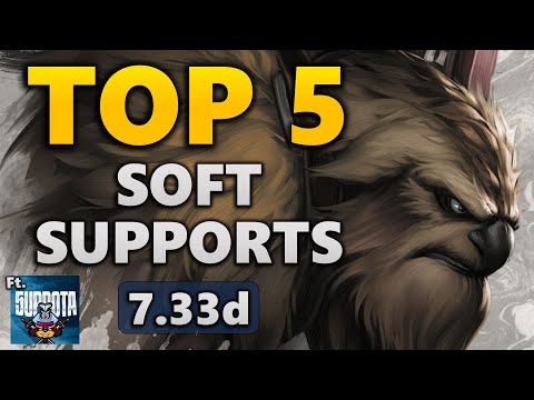 Top 5 Soft Supports ft. @5updota  | Dota 2 7.33d