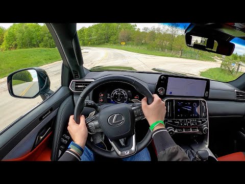 2022 Lexus LX 600 F Sport Handling - POV First Drive (Binaural Audio)