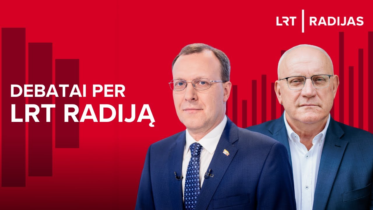 Tiesiogiai LRT RADIJO debatuose: Naglis Puteikis ir Jonas Pinskus | LRT RADIJAS | 2024-10-08