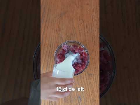 Recette Smoothie framboise pomme d’été