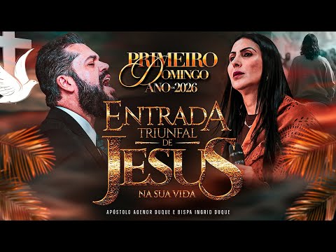PRIMEIRO DOMINGO DO ANO - 04/01/25 - APÓSTOLO AGENOR DUQUE E BISPA INGRID DUQUE -IAPTD AO VIVO