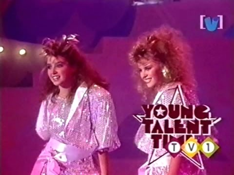 Kylie Minogue & Dannii Minogue - Sisters Are Doing It For Themselves (Young Talent Time 1986)