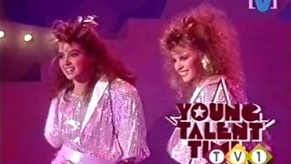 Kylie Minogue &amp; Dannii Minogue - Sisters Are Doing It For Themselves (Young Talent Time 1986)