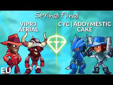 VipR3 & Aerial vs Addymestic & Cake - EU 2v2 Grand Finals - Brawl League Spring Fling