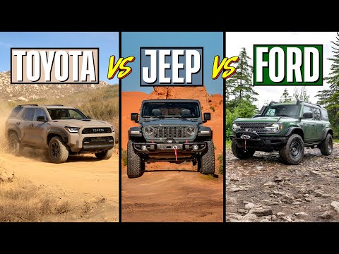 New 4Runner vs Wrangler vs Bronco vs Defender - We Rank Them On AND Off-Road!