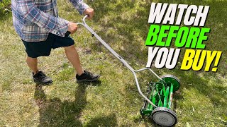 No Gas, No Electricity - Scotts 14 5-Blade Push Mower / Reel Mower REVIEW!