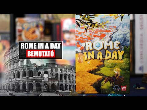 Mégis egy nap alatt épült? | Rome in a Day társasjáték bemutató - :: DRAFT :: Társasjáték vlog
