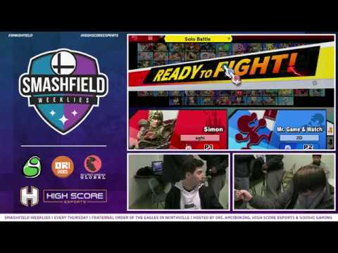SFW #214: Aghi (Simon) vs 2D (Mr. Game & Watch)