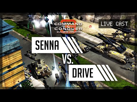 [C&C3: Kane's Wrath] Senna` vs. Drive - 1vs1 Live Cast