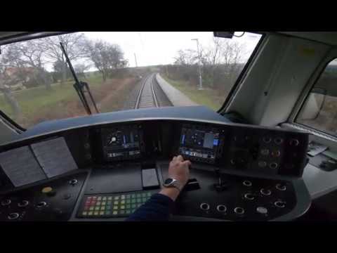 POV of Czech Train driver: Brno - Chrlice/Zbýšov [4K]