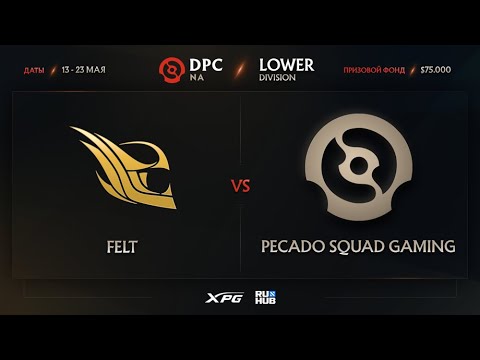 Felt vs Pecado Squad Gaming, Dota Pro Circuit 2021 NA S2, bo3, game 1 [CrystalMay & Mila]