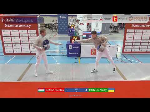 Warsaw World Cup 2023 SMS - L32 - Nicolasz Iliasz HUN v Vasyl Humen UKR
