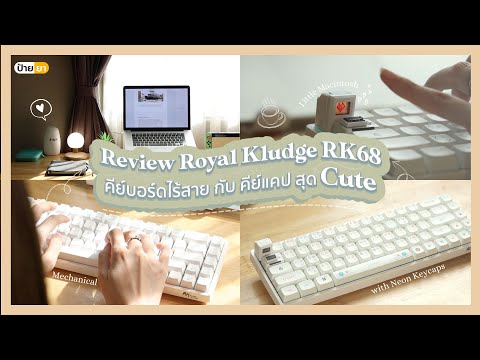 รีวิว Royal Kludge RK68 คีย์บอร์ด Mechanical แบบไร้สาย มีไฟ RGB และ Hotswap | Red Switch