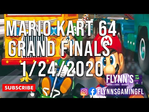 Mario Kart 64 Grand Finals at Flynn's (1-24-2020) - Margate, Fl