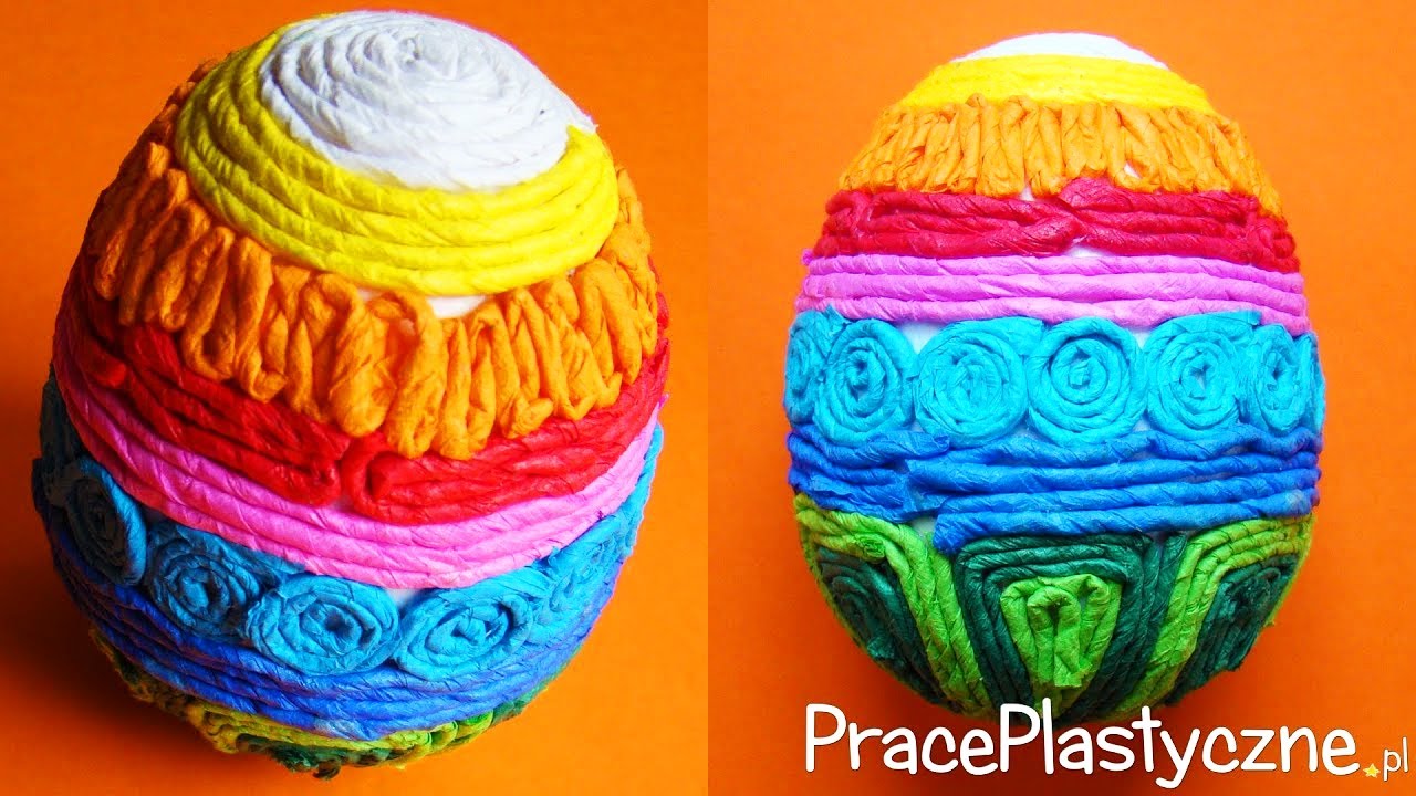 Jak zrobić pisanki z bibuły?