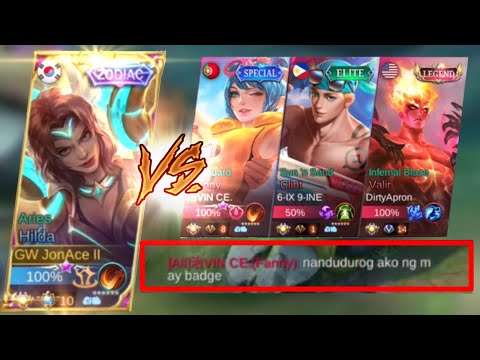 TOP GLOBAL HILDA VS TOP LOCAL  | HILDA GAMEPLAY | HILDA BEST BUILD 2021 | JonAce - MLBB