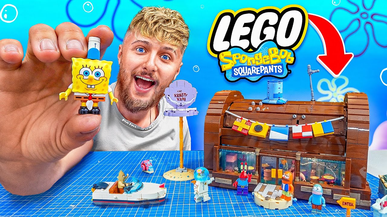 I Built the Lego Spongebob Krusty Crab