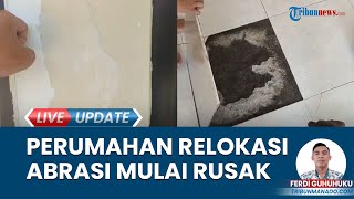 Dikerjakan Asal-asalan, Perumahan Relokasi Korban Abrasi Amurang Minsel Rusak di Beberapa Bagian