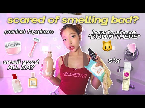 TMI FEMININE HYGIENE GIRL TALK 🐈🧼 kitty odor, shaving itch, stretch marks, period tips + more!