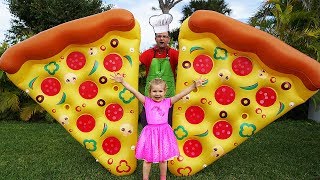 Diana Pretend Play with Giant Food Toy