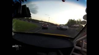 preview picture of video 'In Car View | Angels Feature Race, Riverside Speedway, Groveton, NH | the big wreck'