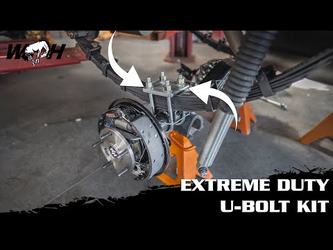 Extreme Duty Leaf Springs U-Bolt Kit, 66-77 Ford Bronco