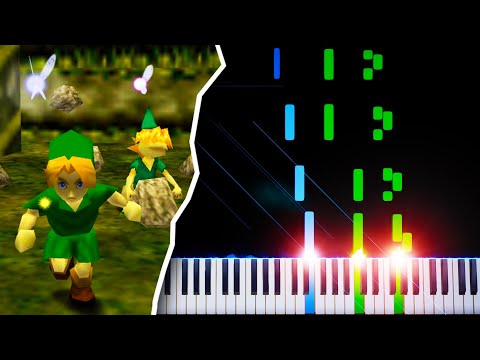 Kokiri Forest (TLoZ: Ocarina of Time) - Piano Tutorial