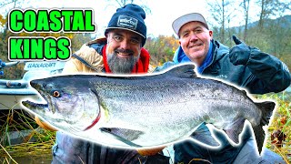 We Risked It All Salmon Fishing in Water That Looked Impossible. (Coastal Fall Chinook Fishing)