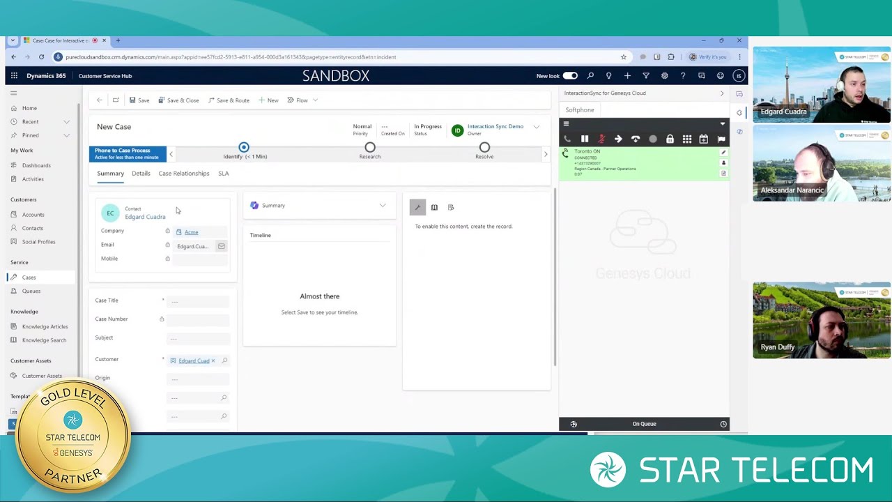 Genesys Cloud CX & Microsoft Dynamics 365 Integration