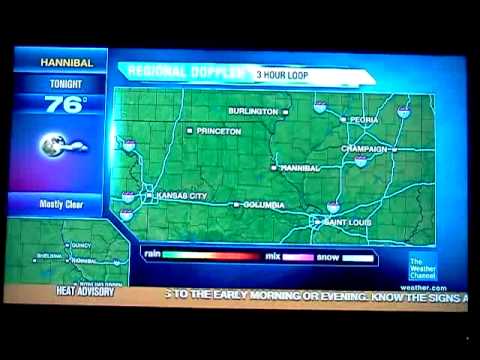 Hannibal, MO HD Intellistar/Local on the 8s (100+ degrees/heat warning)