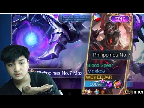 TOP GLOBAL MOSKOV EDJAR TRYING MAGE MOSKOV NEW META????