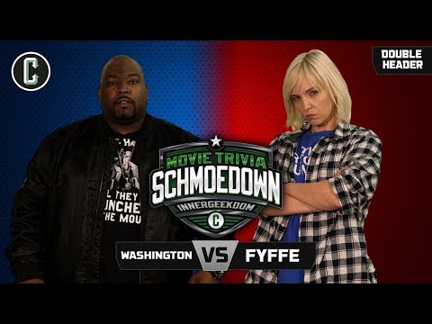 Innergeekdom Match! Fyffe VS Washington + Fyffe VS The Machine   Movie Trivia Schmoedown
