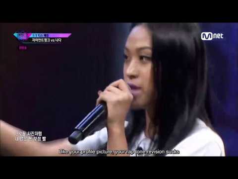 (ENG SUB) [Unpretty Rapstar 3 Ep. 4] Nada vs Giant Pink @1v1 Diss Battle