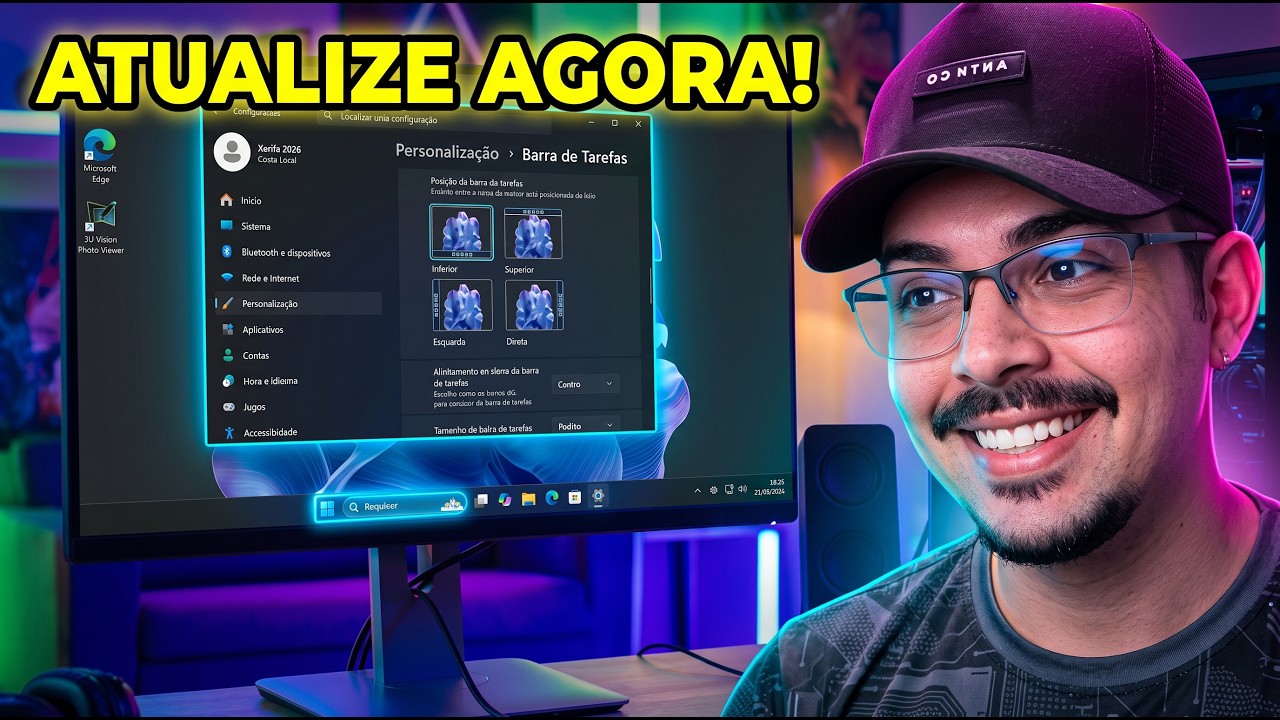 MUDOU TUDO! Como Atualizar Pro Novo Windows 11 e Testar os Novos Recursos!