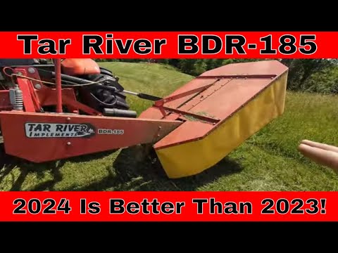 This Tar River BDR-185 Drum Mower Makes Cutting Hay Fast And Easy #379