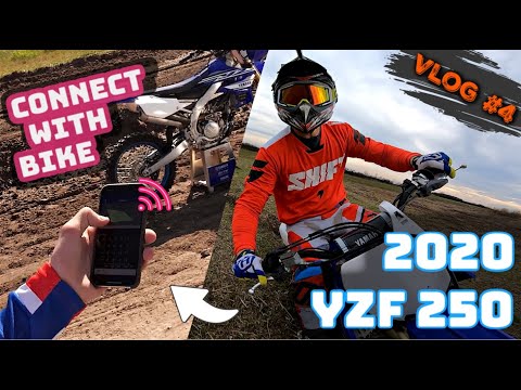 2020 YZ 250F 💥First Ride@Darco712 Connect DirtBike with 📲Phone - Moto Vlog #4