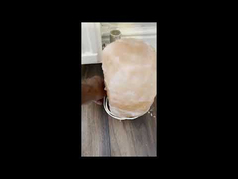 Himalayan Salt Lamp 8 10 inches   Night Light   All Natural   HONEST REVIEW