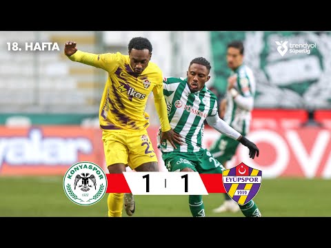 Konyaspor (1-1) Eyüpspor - Highlights/Özet | Trendyol Süper Lig - 2025/26
