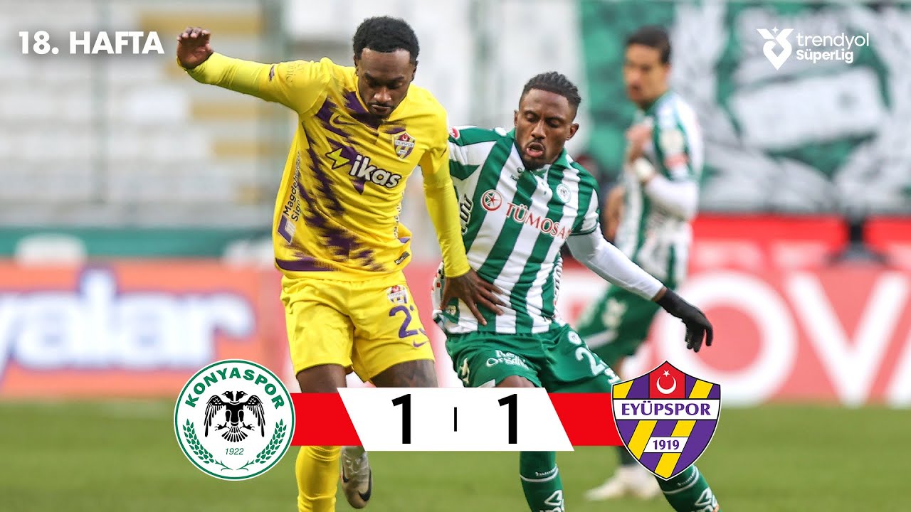 Konyaspor vs Eyüpspor Highlights